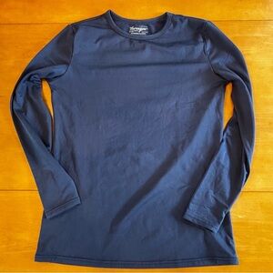 Thermajane M women’s long sleeve navy blue thermal fleece